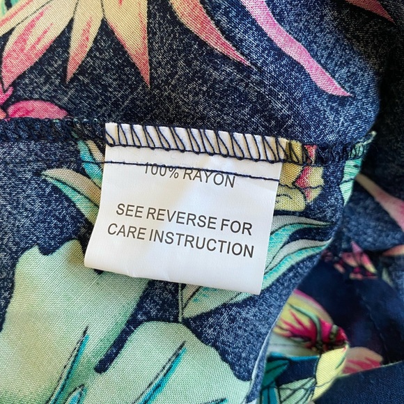 NWT- Mombasa Rose - petal wrap maxi dress - tropical pattern - size Medium - Picture 8 of 8